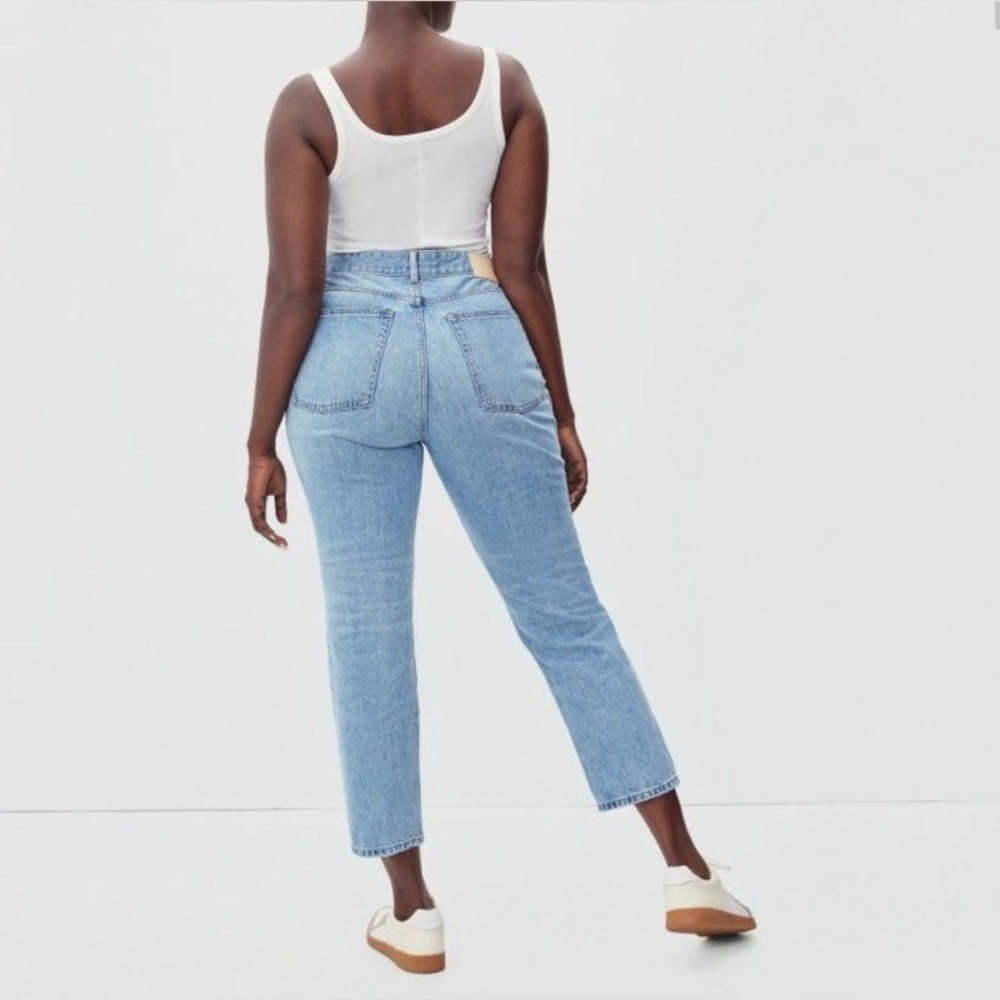 Everlane Light Blue Cropped Ankle Jeans